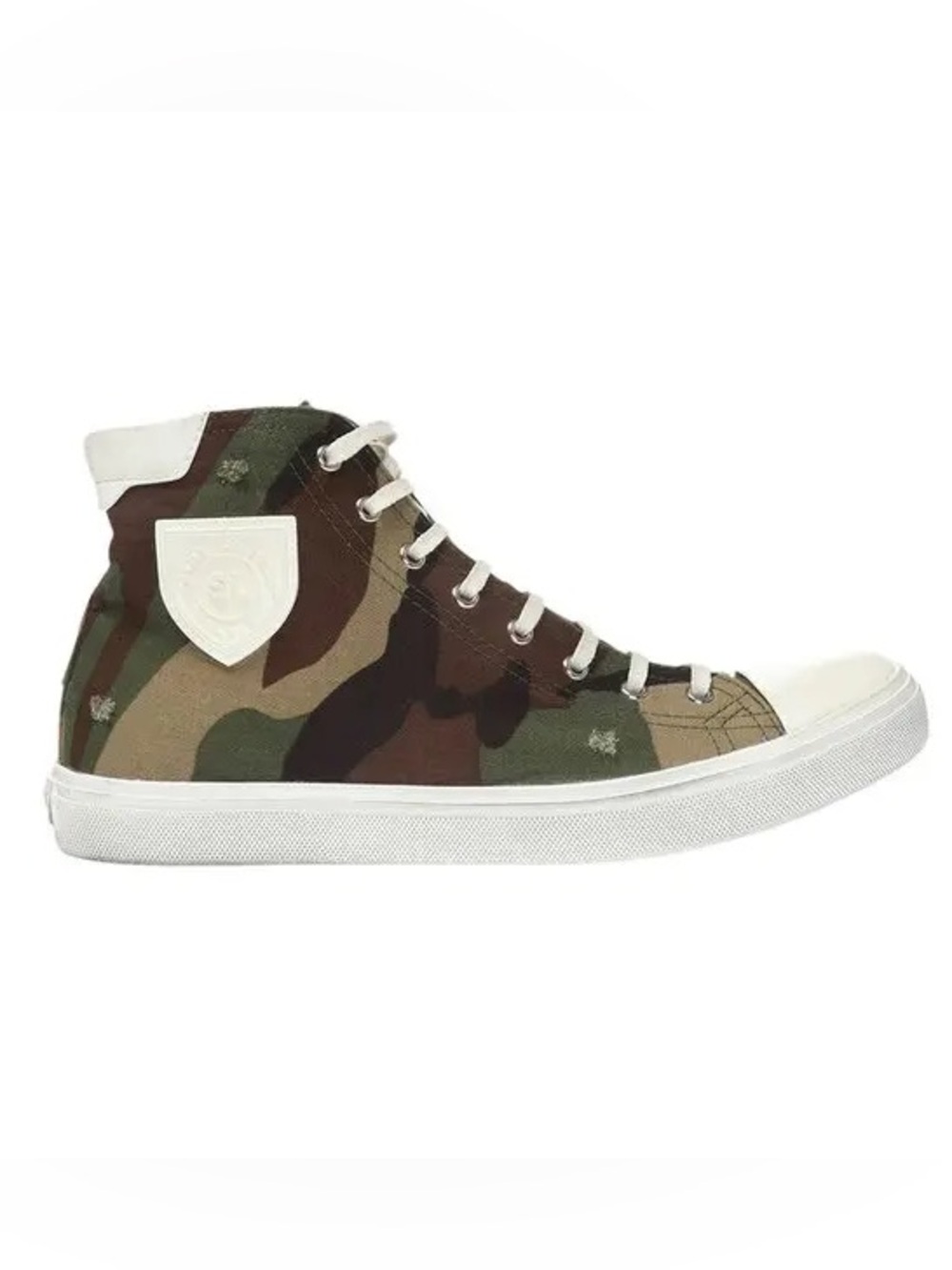 Yves Saint Laurent Authentic Bedford Camouflage HiTop Womens 7